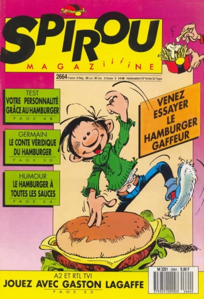 Cover of Venez essayer le hamburger gaffeur