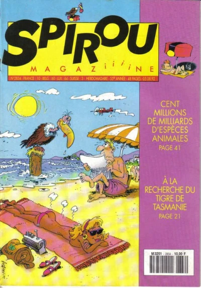 Cover of A la recherche du tigre de Tasmanie