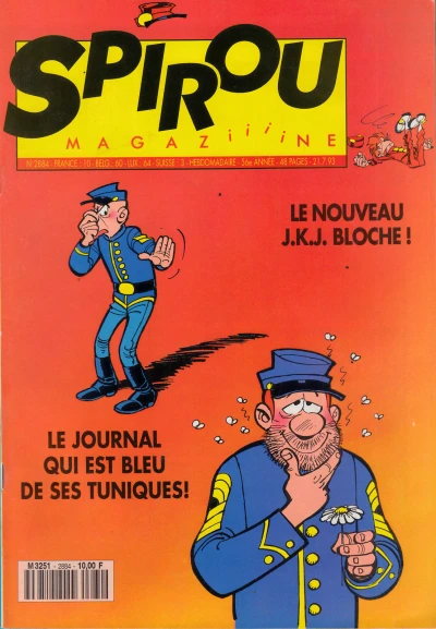 Cover of Le journal qui est bleu de ses tuniques !