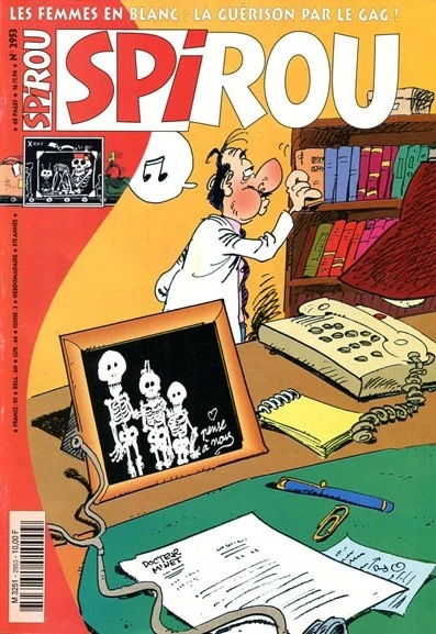 Cover of Les femmes en blanc : guérison par le gag !
