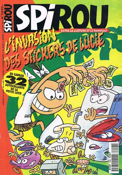 Cover of L'invasion des stickers de Lucie