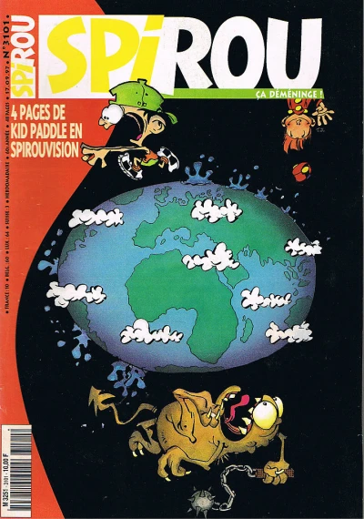 Cover of 4 pages de Kid Paddle en Spirouvision
