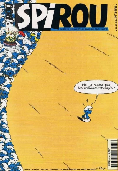 Cover of Moi, je n'aime pas les anniverschtroumpfs !