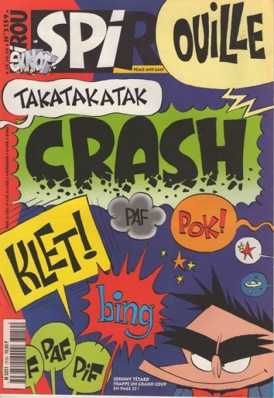 Cover of Johnny Têtard frappe un grand coup en page 33 !