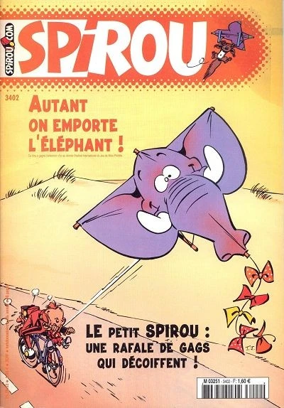 Cover of Le Petit Spirou : une rafale de gags qui décoiffent !