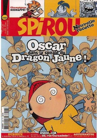 Cover of Oscar dans la spirale du Dragon Jaune !