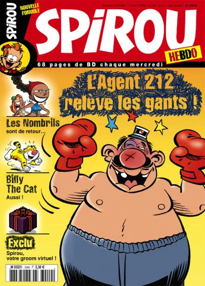 Cover of L'Agent 212 relève les gants !