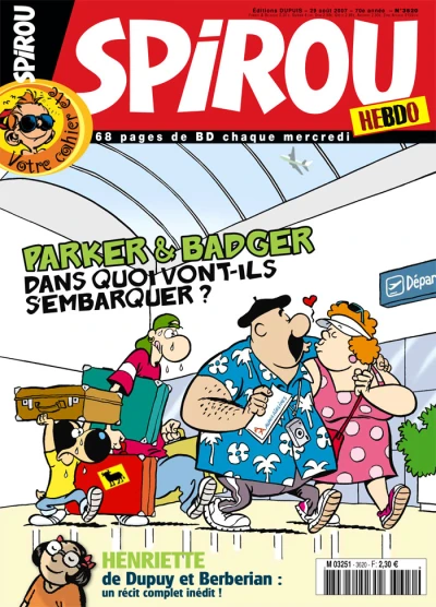 Cover of Parker & Badger, dans quoi vont-ils s'embarquer ?