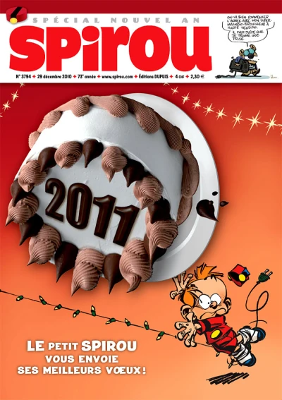Cover of Le Petit Spirou vous envoie ses meilleurs voeux !