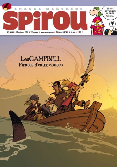 Cover of Les Campbell, Pirates d'eaux douces