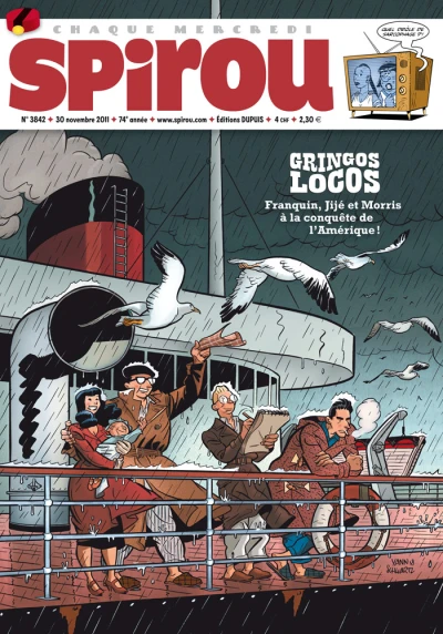 Cover of Gringos Locos : Franquin, Jijé et Morris à la conquête de l'Amérique !