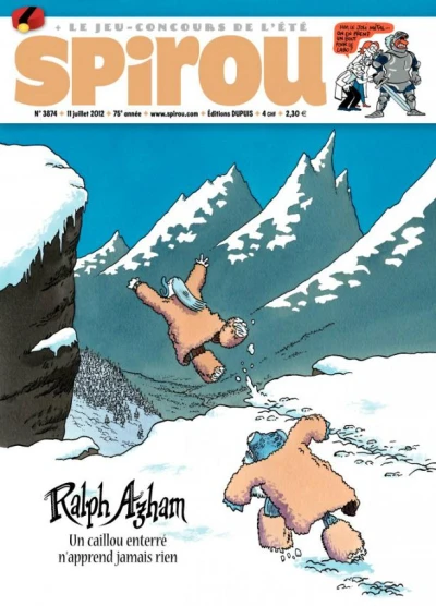 Cover of Ralph Azham, un caillou enterré n'apprend jamais rien