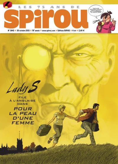 Cover of Lady S file à l'anglaise, "Pour la peau d'une femme"