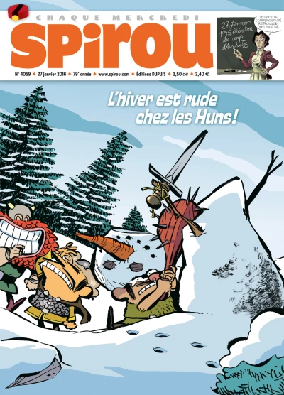 Cover of L'hiver est rude chez les Huns !