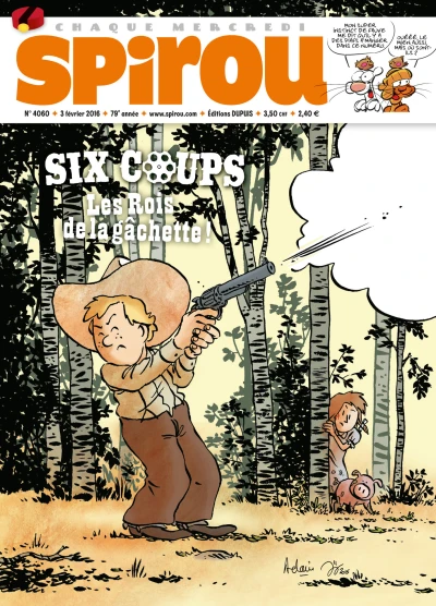 Cover of Six coups, les Rois de la gâchette !