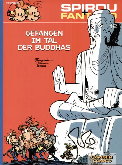 Cover of Gefangen im Tal der Buddhas