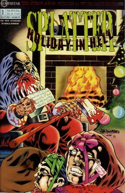 Cover of Home for the Holidays; High Moon; Klownshock: Red Cell Count; Peanut But Her; Christ's Mass