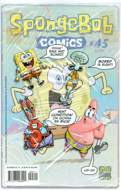 Cover of Deranged Detector; Patrick's Itch; SpongeFunnies; Flotsam and Jetsam