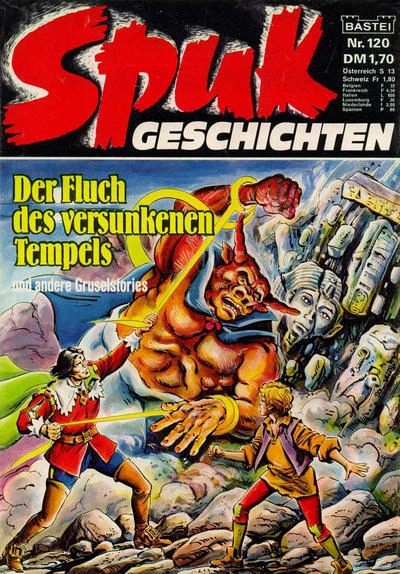 Cover of Der Fluch des versunkenen Tempels