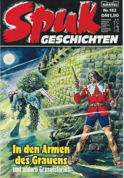 Cover of In den Armen des Grauens