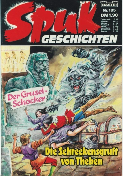 Cover of Die Schreckensgruft von Theben