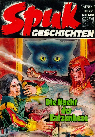 Cover of Die Nacht der Katzenhexe