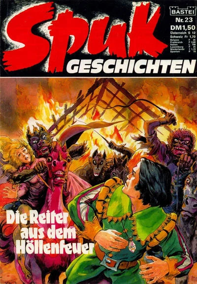 Cover of Die Reiter aus dem Hollenfeuer