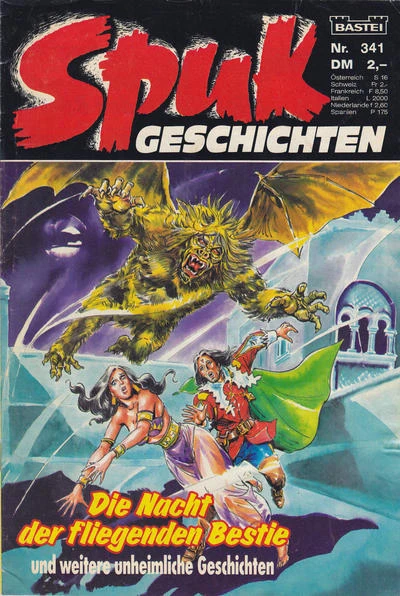 Cover of Die Nacht der fliegenden Bestie