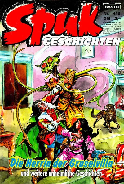 Cover of Die Herrin der Gruselvilla