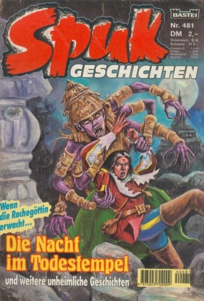 Cover of Die Nacht im Todestempel