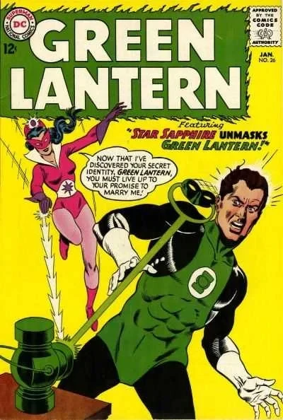 Cover of Star Sapphire Unmasks Green Lantern!; World Within the Power Ring!