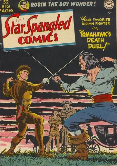 Cover of Tomahawk's Death Duel ; Roberta the Girl Wonder