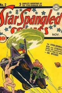 The Star Spangled Kid and Stripesy Invade the Stratosphere to Battle Their Old Enemy - Dr. Weerd!