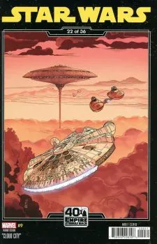 Cover of Chris Sprouse The Empire Strikes Back 40th anniversary Variant