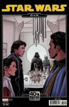 Cover of Chris Sprouse The Empire Strikes Back 40th anniversary Variant