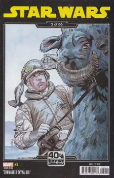 Cover of Chris Sprouse The Empire Strikes Back 40th anniversary Variant