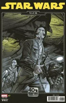 Cover of Chris Sprouse The Empire Strikes Back 40th anniversary Variant