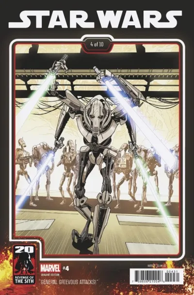 Cover of Chris Sprouse Revenge of the Sith 20th Anniversary Variant