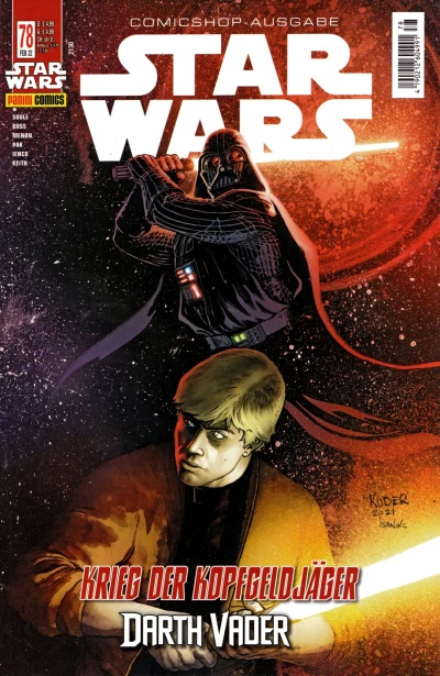 Cover of Krieg der Kopfgeldjäger 4 & Darth Vader 5