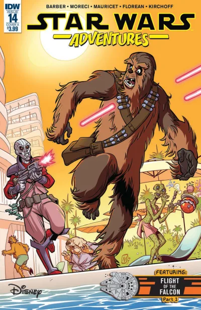 Cover of Chewie's Day Off; Flight of the Falcon, Part 1: Spy Games