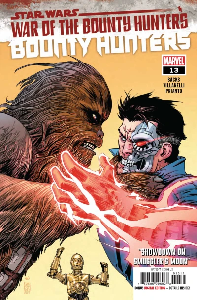 Cover of War of the Bounty Hunters: "Showdown On Smuggler's Moon"