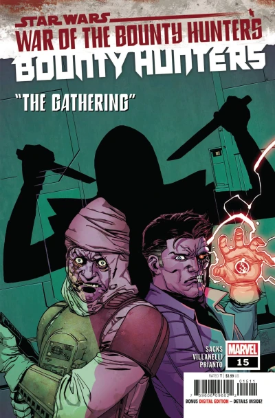 Cover of War of the Bounty Hunters: "The Gathering"