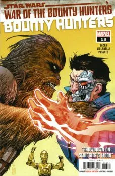 Cover of War of the Bounty Hunters: "Showdown On Smuggler's Moon"