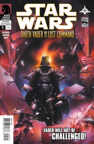 Cover of Vader Will NOT be Challenged