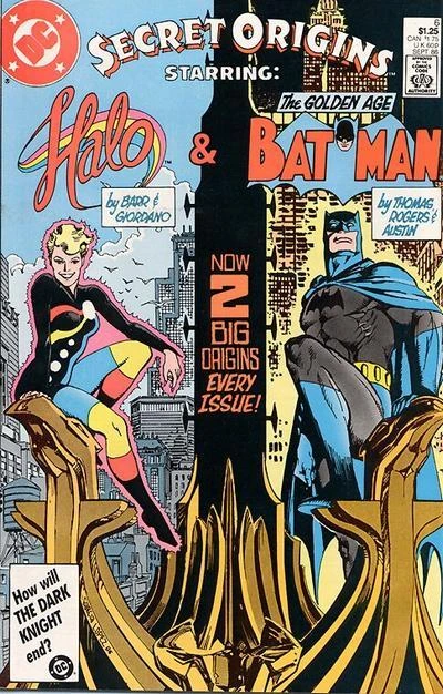 Cover of Starring Halo and the Golden Age Batman
