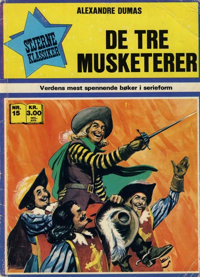 Cover of De tre musketerer