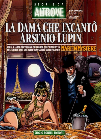 Cover of La dama che incantò Arsenio Lupin