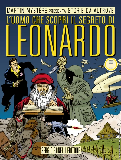 Cover of L'uomo che scoprì il segreto di Leonardo