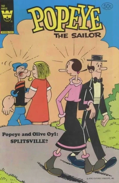 Cover of Popeye and Olive Oyl: Splitsville?