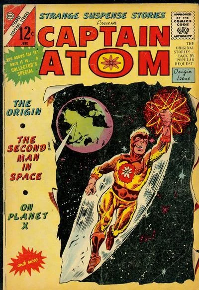 Cover of The Ghost of Amy Rector; Captain Atom on Planet X; The Second Man in Space; Out of This World
